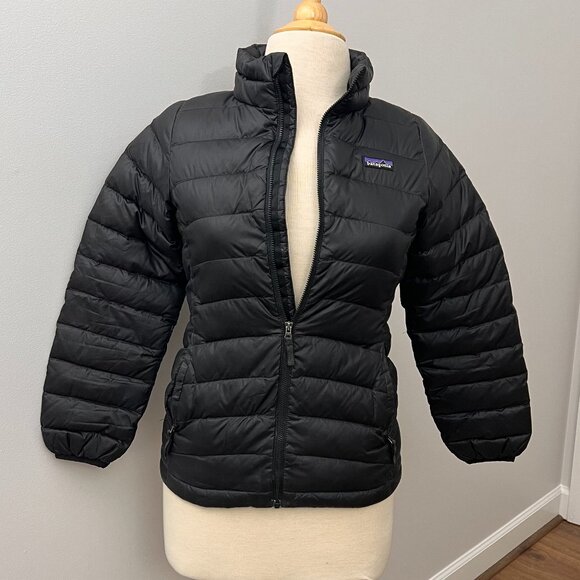 Patagonia Other - Patagonia Black Puffer Down Jacket Sz Youth L (12)